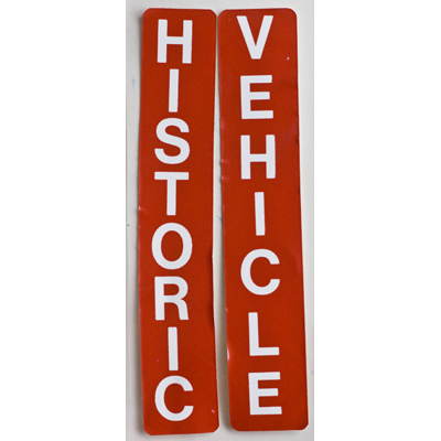 Ontario Historic Vehicle Stickers 1969 - 1972